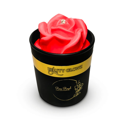 Red Rose Candle